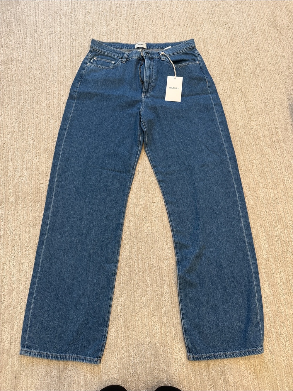 DL 1961 Jeans High Rise Refined Wide Leg